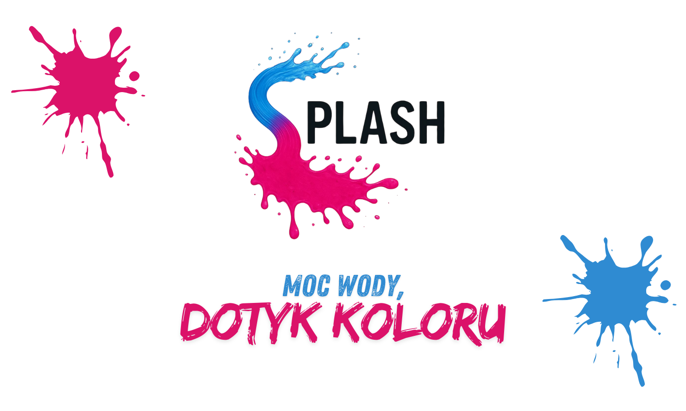 Logo Splash – Síla vody, dotek barvy